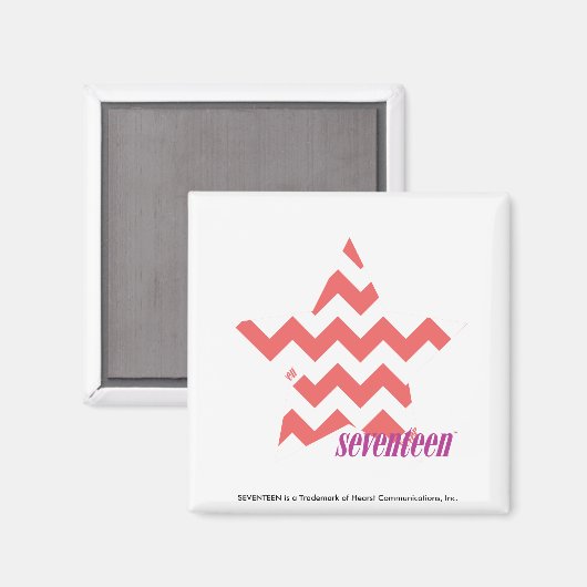 ZigZag Roze 4 Magneet (Voorkant / Achterkant)