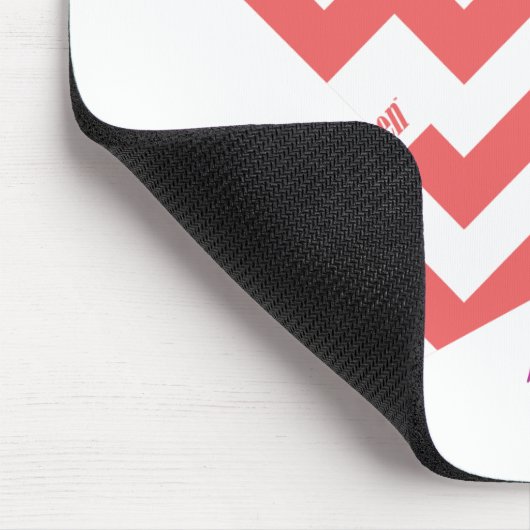 ZigZag Roze 4 Muismat (Hoek)