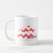 ZigZag roze Koffiemok (Links)