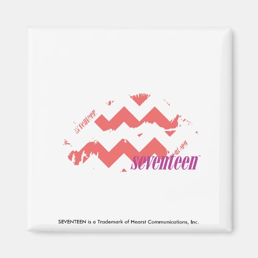 ZigZag roze Magneet (Voorkant)