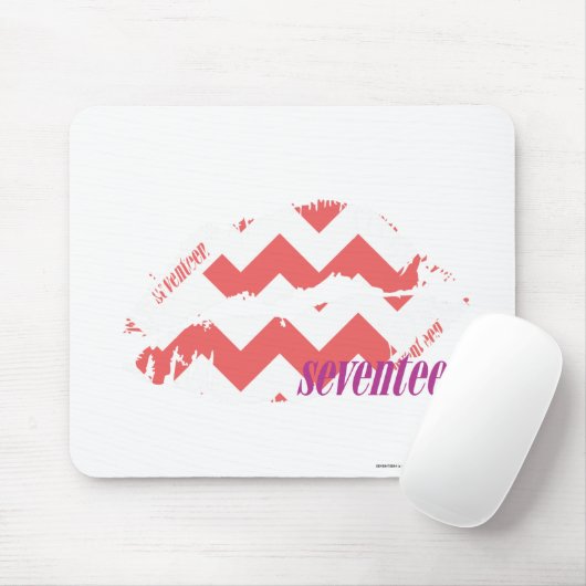 ZigZag roze Muismat (Met muis)