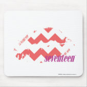 ZigZag roze Muismat (Voorkant)