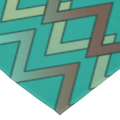 ZIGZAG ruiten - gekleurd + uw achtergrond & ideeën Tafelkleed (Gekanteld)