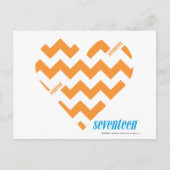 ZigZag Sinaasappel 2 Briefkaart (Voorkant)