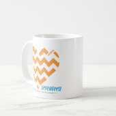 ZigZag Sinaasappel 2 Koffiemok (Voorkant links)