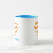 ZigZag Sinaasappel 2 Mok (Midden)