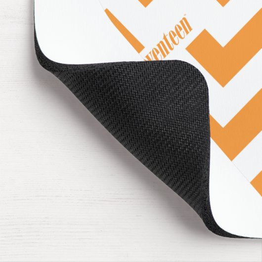 ZigZag Sinaasappel 2 Muismat (Hoek)