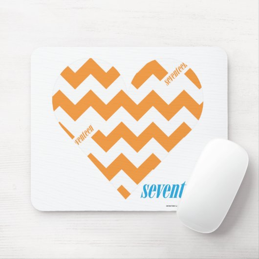 ZigZag Sinaasappel 2 Muismat (Met muis)