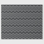 zigzag strepen: Hand getrokken etnische Cadeaupapier (Vlak)