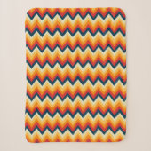 Zigzag Strepen in Aquarel Sherpa Deken (Voorkant)