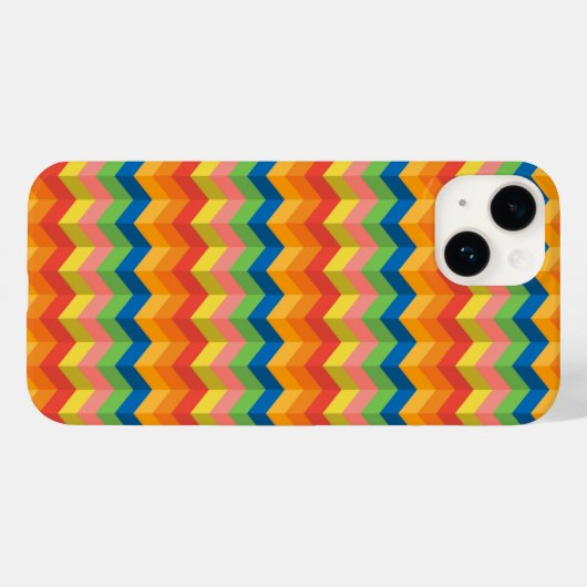 zigzag stripe Case-Mate iPhone case (Achterkant (horizontaal))