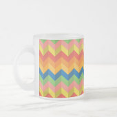 zigzag stripe matglas koffiemok (Links)