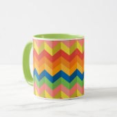 zigzag stripe mok (Voorkant links)