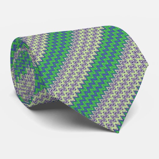 ZigZag Stropdas (Opgerold)