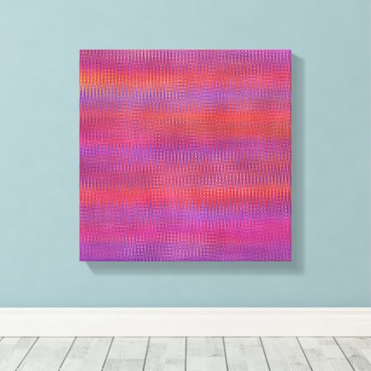 Zigzag Sunset Canvas Afdruk (Insitu (Houten vloer))