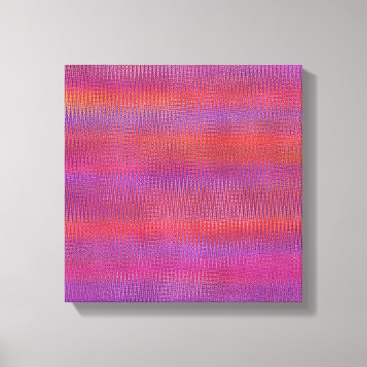 Zigzag Sunset Canvas Afdruk (Voorkant)