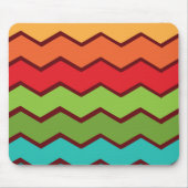 Zigzag uit de jaren 70 muismat (Voorkant)
