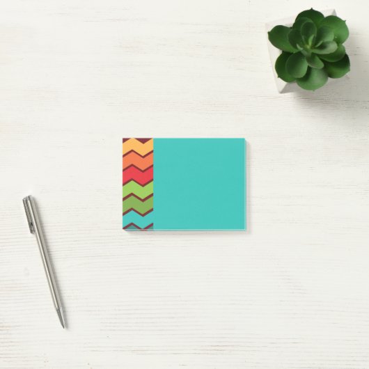 Zigzag uit de jaren zeventig post-it® notes (Kantoor)