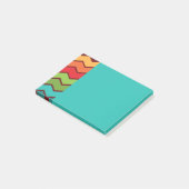 Zigzag uit de jaren zeventig post-it® notes (Schuin)