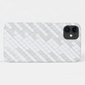 zigzag vierkanten in grijs... Case-Mate iPhone case (Achterkant (horizontaal))