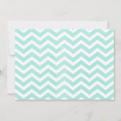 Zigzag Wedding Invitations Kaart (Achterkant)