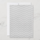 Zigzag Wedding Invitations Kaart (Achterkant)