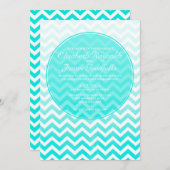  zigzag Wedding-uitvindingen Kaart (Voorkant / Achterkant)