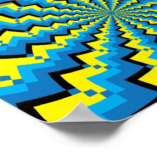 Zigzag Wheelies Poster (Hoek)