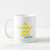 ZigZag Yellow 3 Koffiemok (Links)