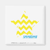 ZigZag Yellow 3 Magneet (Voorkant)
