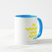 ZigZag Yellow 3 Mok (Voorkant rechts)