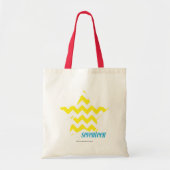 ZigZag Yellow 3 Tote Bag (Voorkant)