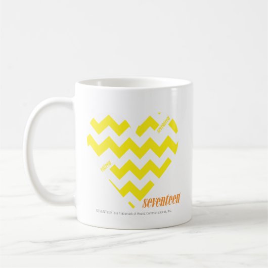 ZigZag Yellow 4 Koffiemok (Links)