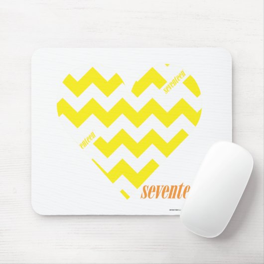 ZigZag Yellow 4 Muismat (Met muis)