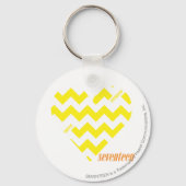 ZigZag Yellow 4 Sleutelhanger (Voorkant)