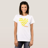 ZigZag Yellow 4 T-shirt (Voorkant volledig)