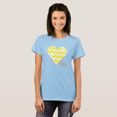 ZigZag Yellow 4 T-shirt (Voorkant volledig)
