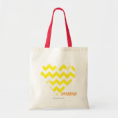 ZigZag Yellow 4 Tote Bag (Voorkant)