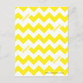 ZigZag Yellow Briefkaart (Voorkant)