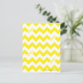 ZigZag Yellow Briefkaart (Staand voorkant)