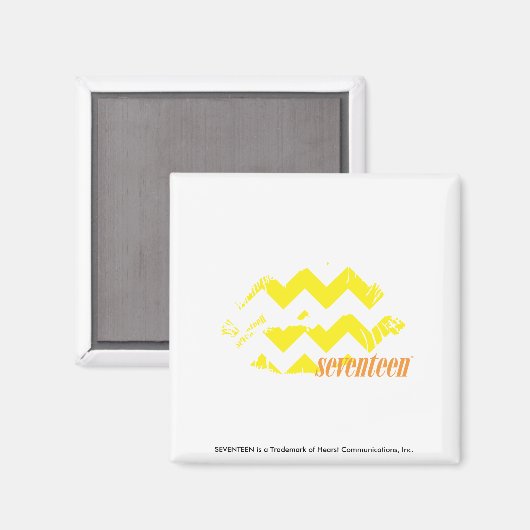 ZigZag Yellow Magneet (Voorkant / Achterkant)