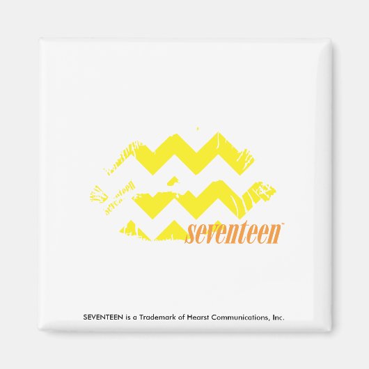 ZigZag Yellow Magneet (Voorkant)