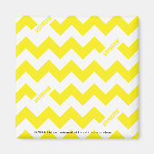 ZigZag Yellow Magneet (Voorkant)