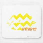 ZigZag Yellow Muismat (Voorkant)