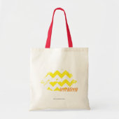 ZigZag Yellow Tote Bag (Voorkant)