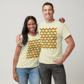 Zigzaggen en diamanten Abstracte Kunst T-shirt (Unisex)