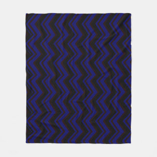 Zigzaggen van duisternis comfortabele throw fleece deken