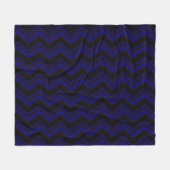 Zigzaggen van duisternis comfortabele throw fleece deken (Voorkant (Horizontaal))