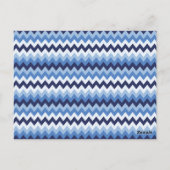 Zigzagpatroon 1 briefkaart (Achterkant)