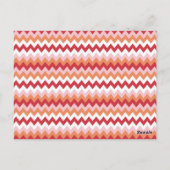Zigzagpatroon 2 briefkaart (Achterkant)